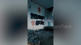 First-person drone footage shows interior of Malaysia's 'most haunted' house
