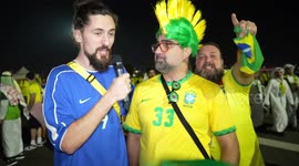 Brazil fans give heartfelt message to ill soccer legend Pelé