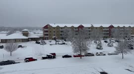 Sioux Falls, South Dakota slammed with 7-plus inches of snow