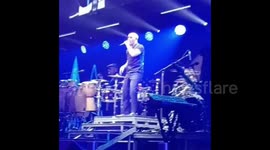 Pitbull performing at the Jingle Ball concert in Detroit, USA