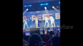 Backstreet Boys performing at the Jingle Ball concert in Detroit, MI, USA