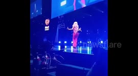 Ava Max performing at the Jingle Ball concert in Detroit, MI, USA