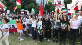 Thousands of Iranians march for freedom in Sydney, Australia