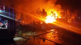 The consequences of the strike on Melitopol in the Zaporozhye region