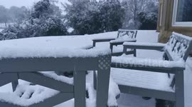 Cheltenham covered in deep snow as magical scenes appear overnight with heavy snow fall