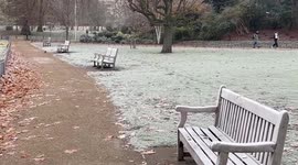 UK Weather: Frosty morning in St. James's Park in central London