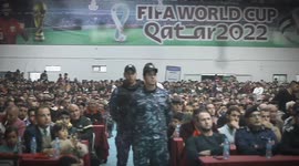 Palestinians Celebrate Morocco's Victory Over Portugal - Gaza