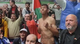 Palestinians Celebrate Morocco's Victory Over Portugal Gaza