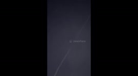 Possible UFO over Arlington Virginia. Not a satellite, or a plane.