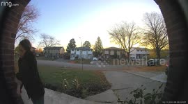 'My racist neighbour' smears dog feces on door handle