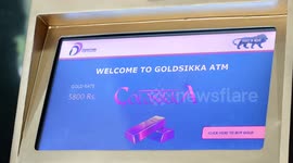 ATM that dispenses Gold instead of cash launched in Hyderabad