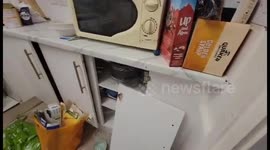 Childhood friend leaves London flat in shocking mess and throws personal items away