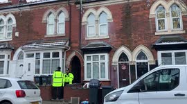 Detectives search for child's remains at house in Birmingham after arresting two