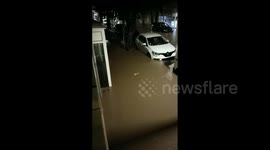 Flooding hits parts of Lisbon metro area, Portugal