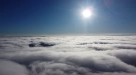 4k drone footage above the clouds, filmed from Stockton on Tees, Teesside, UK