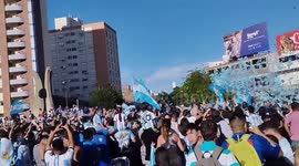 World Cup 2022: Fans celebrate after Argentina beats Croatia