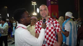 Asking Croatian fans if Luka Modric in the best midfielder in the world