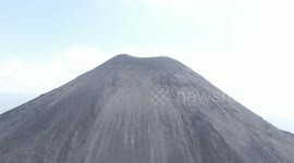 Airfootage of Volcano Pacaya, Guatemala