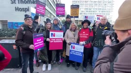 Thousands of nurses go on strike in the UK