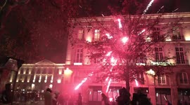 World Cup: France fans in Nantes celebrate semi-final win