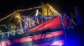 Xmas Jolly Rodger Ship is finished for Christmas in Buckinghamshire