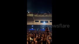 Singer Asake cancels concert after fans rush gates in freezing weather, causing chaos