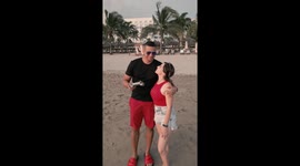 Drone crashes into man's face after he tries to capture kiss on camera