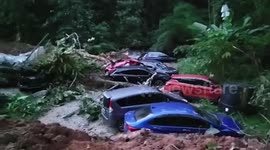 Two dead and dozens missing as landslide hits campsite in Malaysia