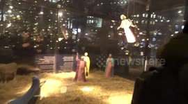 Trafalgar Square Christmas lights 2022