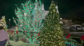 Washington D.C. area Mormon Temple Christmas Festival of 400,000 Lights