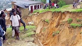 Aftermath of severe floods in Kinshasa, Democratic Republic of the Congo