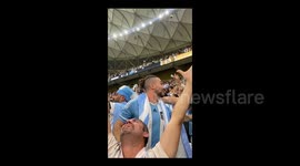 Argentina fans explode with joy in Qatar stadium as they win World Cup final against France