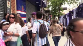 Brazilians root for Argentina in Sao Paulo
