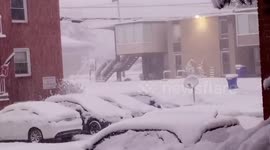 US: Snow Brought By Winter Storm Pummels Northeast Region