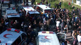 Palestinians hold funerals for Gaza refugees who drowned off Tunisian coast