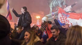 Zagreb: Croatians celebrate World Cup bronze