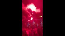 Croats gave their football players a memorable reception, 80,000 people gathered in Zagreb