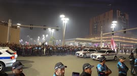Fans line Doha streets for Argentina World Cup trophy parade