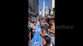 World Cup 2022: Argentina victory celebration in Buenos Aires