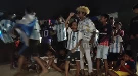 Indian fishing village goes wild celebrating victory of Argentina in Qatar World Cup
