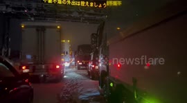 Japan slammed with record-breaking snow, standstill traffic, and power outages during severe winter storm