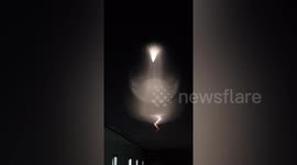 Massive object illuminates night sky above northern China bemusing locals