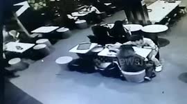 SUV barrels into fast food restaurant injuring four in the Philippines