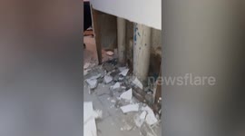 Resident smashes kitchen wall to save kitten stuck in drain pipe