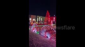 ‘Christmas Lights in the Acres’ display in Plantation, Florida, USA