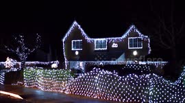 Estate creates a magical Christmas lights display in Kent, UK