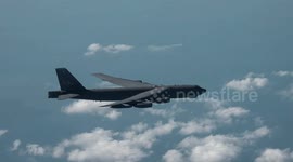 US And Korean Military Planes Flying Together Like A Formation Of Geese Near Jeju Island, South Korea