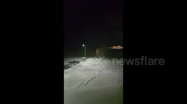 Severe snowstorm attacks in Anchorage, Alaska