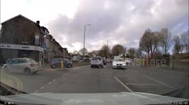 not to drive like a idiot in front of the police. thinking you can beat the traffic.