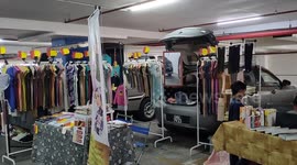 This 'Car boot Sale' is truly an unique marketplace which held inside car parking lot in Kuching Borneo Island